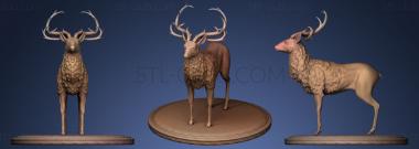 3D модель Бронзовый олень (STL)